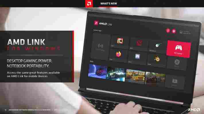 Nový AMD Link 4.0 umí multiplayer a klienta pro Windows. Už lze dálkově hrát i z notebooků