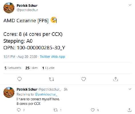 Mobilní Ryzen 5000 má asi jádra Zen 3: v APU Cezanne je prý osm jader v jednom CCX