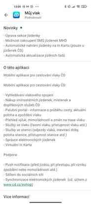 SMS jízdenky přehledně a pohodlně? Zkuste aplikaci Můj Vlak