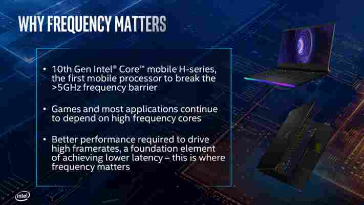 45W procesory Intel Core 10. generace Comet Lake-H pro výkonné herní notebooky jsou tady