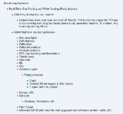Unreal Engine 4 dostává podporu pro ray tracingové efekty a vykreslování ve hrách