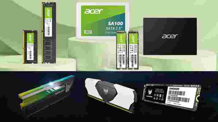 Acer začne prodávat SSD a paměti. Ovšem ve skutečnosti budou od čínského výrobce Biwin