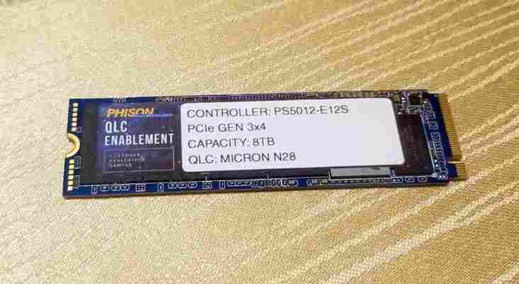 Na trh se chystají 8TB moduly M.2 a 16TB SATA disky SSD s řadiči Phison a QLC